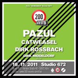 Pazul DJ Set @ 200 Club, Nov 18, 2011, Studio 672, Cologne