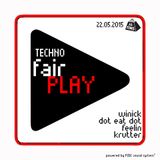 Winick - 22/05/15 Techno Fair Play @ 16 tons