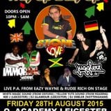 Stone Love, Jugglerz & Immortal @ O2 Academy, Leicester 28.08.2015