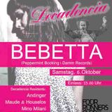 BEBETTA @ DECADENCIA - 06.10.2012