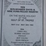 Sean French & Froggy Live in St Tropez Wednesday 26th May 1982 Part 1