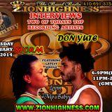 DA REAL STORM, DON YUTE AND SOLGIE ROKCSTONE CONVERSES WITH DJ JAMMY ON ZIONHIGHNESS RADIO 032714