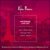 DJ Alpha Romeo Liveset @ Lounge Neo (Tokyo, Japan)