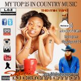 MY TOP 25 IN COUNTRY MUSIC