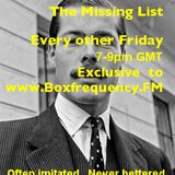 The Missing List June 28th 2013 with Lucan?