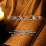 Creciendo en sabiduría.