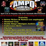 AMPD Original Music Showcase from Screwie Louie's Porpoise Pub 4/21/2013