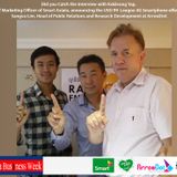 Kokleong Yap from Smart and Sangva Lim from ArrowDot|Cambodia Business Week | December 19, 2015