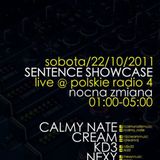 CALMY NATE - Live @ Sentence Showcase (Czworka Polskie Radio, 22.10.2011)