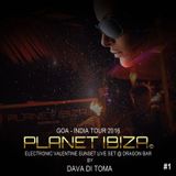 Planet Ibiza - ELECTRONIC VALENTINE SUNSET LIVE SET BY DAVA DI TOMA @ DRAGON BAR - Part 1