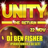 DJ Ben Fisher @ UNITY / Stoke ( Piano Junkies DJ set ) Nov 2014