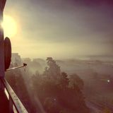 sunriseTechno from the crates in Rinkeby