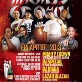 MIGHTY CROWN LS ADONAI@CLUB ORCHID APRIL 2013