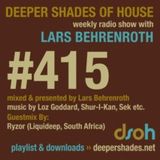 RYZOR (Liquideep, South Africa) - Exclusive guest mix for Deeper Shades of House