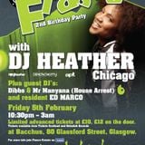 DJ Heather live at Fiasco's 2nd B'day in Glasgow on 10th Feb 2010