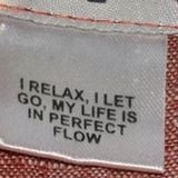 i relax i let go my life is in perfect flow