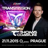 Thomas Coastline - Live @ Transmission (The Creation, Prague) 21-11-2015