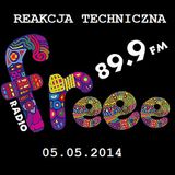REAKCJA TECHNICZNA w RADIO FREEE 89.9 Fm Alan White 05.05.2014