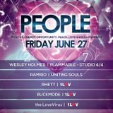 1Luv Presents P.E.O.P.L.E DJ Buckmode 6/27/14