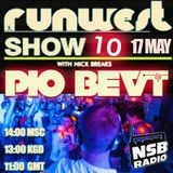 RUNWEST SHOW #10 - PIO BEAT (Live Guest mix)