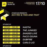 The Junkies – Live at SCI+TEC & This And That (Studio 80 - ADE) – 17.10.2012