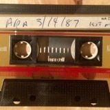 Last night of Area, N.Y.C. Part 2. March 14th, 1987. Mixed Live by justin Strauss