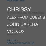 Chrissy Live @ Jack Dept NYC, August 1 2014