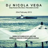 DJ Nicola Vega Live @ Catch Beach Club Phuket Thailand Sat 23 Feb 2013