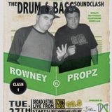 Drum & Bass Soundclash round 1 Ronny vs Propz