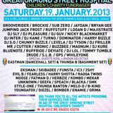J J FROST & THE RAGGA TWINS LIVE AT DEFINITION ( JAN 2013 )