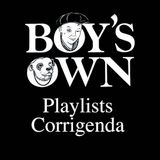 Test Pressing Japan / Corrigenda #9 / Boy`s Own Playlists