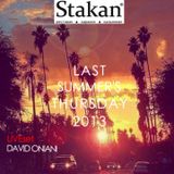 David Oniani-LAST SUMMERS THURSDAY 2013 (LIVEset |"Stakan" |Summer Terrace)