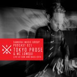 Tokyo Prose & MC LowQui - Samurai Music Podcast 21 live @ Sun And Bass 2014