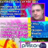 Energised With DJ Tim - 22/2/14/ - 103.2 Preston fm