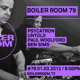 Ben Sims - Live @ Boiler Room 079 (London,UK), 01-03-2012