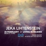 Jeka Lihtenstein-Living in Heaven Show on Tempo Radio hosted by Eve Novoa