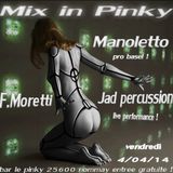 F.MORETTI AKA ENSONIC DE SATURNE et Manoletto mix vs Jad percussion live !