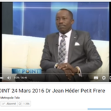 Dr. Jean Héder Petit-Frère, à l’émission « LE POINT » de Télé Métropole Chaine 52 avec Wendell