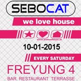 Sebocat - live @ we love house - Freyung 4 // 10-01-2015