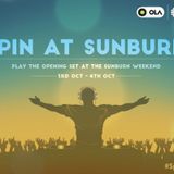 Sunburn opening set #SpinWithOLA @olacabs