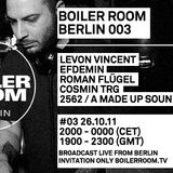 Efdemin Live @ Boiler Room 003,Berlin (26.10.2011)