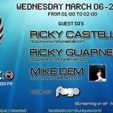 Kunique B.A.DJ March 6th 2013 On Air "Ricky Guarneri" on Radio m2o