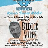 ACOUPHENES! RADIO SHOW S1#04 (06-02-2014) w. DIDIER SUPER (chanson humoristique)