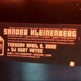 Kurt Yates Live at Soma April 9, 2002 Opening Set for Sander Kleinenberg
