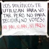 Usuaria del metro invita a NO VOTAR