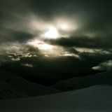 Frozen Hills Under the Slow Moon