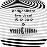 andycolletto live @ vanquish milano marittima 15-12-2012