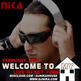 WELCOME TO MY HOUSE (LIVE DJ SET 006) DJ NIKA (FEBRUARY, 2013)