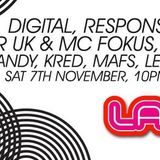 LAUNCHDNB PROMO MIX - NOV 7TH 2015 - DIGITAL,RESPONSE,DOUBLE O, FLAVA,MC BLACKEYE,DBR UK,FOKUS