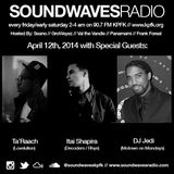 Soundwaves Radio - April 12, 2014 - Ta'Raach, Itai Shapira, DJ Jedi